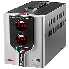 Профессиональный стабилизатор напряжения 1000 ВА, 140-260 В, 8% ЗУБР АС 1000