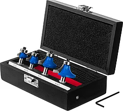 Набор профильных фрез по дереву ЗУБР "ПРОФЕССИОНАЛ", 4 шт