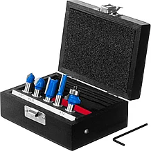 Набор профильных фрез по дереву ЗУБР "ПРОФЕССИОНАЛ", 5 шт