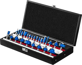 Набор профильных фрез по дереву ЗУБР "ПРОФЕССИОНАЛ", 26 шт