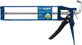 Пистолет для герметика ЗУБР "ПРОФЕССИОНАЛ" 06631, скелетный, усиленный, шестигранный шток, 310мл