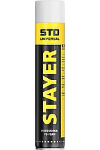 Пена STD монтажная, адаптерная, всесезонная, 750мл, STAYER