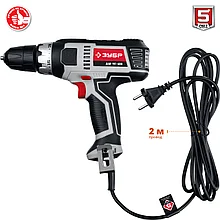 Дрель-шуруповерт сетевая ЗУБР ДШ-М1-400, 400 Вт, 0-750 об/мин