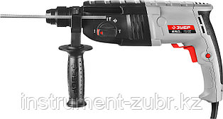 Перфоратор SDS-plus, ЗУБР П-22-650, реверс, горизонтальный, 2.3 Дж, 0-870 об/мин, 0-4850 уд/мин, 650 Вт, кейс