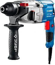 Перфоратор SDS-plus, ЗУБР Профессионал ЗП-28-800 К, металл редуктор, 3.2Дж, 0-4800уд/мин, 800 Вт, кейс