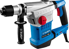 Перфоратор SDS-Max, ЗУБР Профессионал ЗПМ-40-1250 ЭВК, 1400-2800 уд/мин, 10 Дж, 7 кг, 1250 Вт, кейс