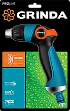 Пистолет поливочный двухкомпонентный с регулятором напора, GRINDA PROLine S-R, плавная регулировка