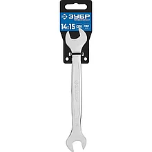 Рожковый гаечный ключ 14 x 15 мм, ЗУБР