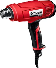 Фен технический (строительный), ЗУБР ФТ-2000, насадки 3 шт, коробка, 2000Вт
