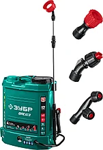 Опрыскиватель аккумуляторный, 12В, 8Ач,ЗУБР 12 л бак