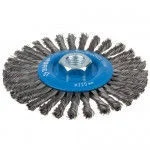 ЗУБР "ЭКСПЕРТ". Щетка дисковая для УШМ, плетеные пучки стальной проволоки 0,5мм, 100ммхМ14