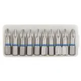 Биты ЗУБР "ЭКСПЕРТ" торсионные кованые, обточенные, хромомолибденовая сталь, тип хвостовика C 1/4", PH1, 25мм, 10шт