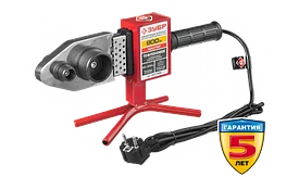 Сварочный аппарат (паяльник) для полипропиленовых труб, ЗУБР Мастер АСТ-800, 800 Вт, 50-300С, насадки 20, 25, 32, 40, 50, 63мм, мет. кейс, 220В