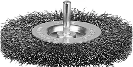 ЗУБР "ПРОФЕССИОНАЛ". Щетка дисковая для дрели, витая стальная проволока 0,3мм, 100мм