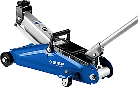 Домкрат гидравлический подкатной T50, 2т, 130-380мм, ЗУБР Профессионал 43052-2