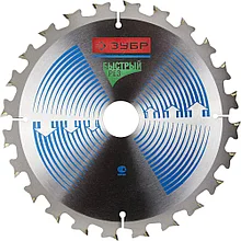 Диск пильный "Чистый рез" по дереву, усиленный, 180х20мм, 48Т, ЗУБР