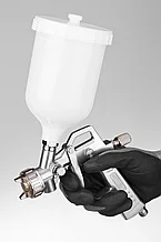 Краскопульт пневматический STAYER "MASTER" ORION, c верхним бачком, 1,5мм