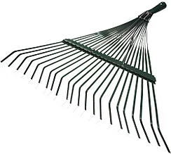 Грабли GRINDA, веерные усиленные, 22 плоских зубца