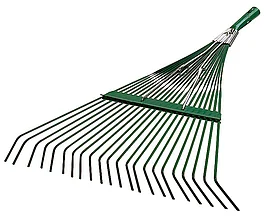 Грабли веерные RACO усиленные, 22 плоских зубца, эпоксидное покр., 550мм