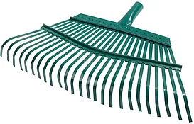 Грабли веерные RACO, 25 плоских зубцов, эпоксидное покр., 450мм