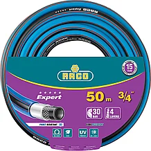 Шланг RACO EXPERT поливочный, 30атм., армированный, 4-х слойный, 3/4"x50м