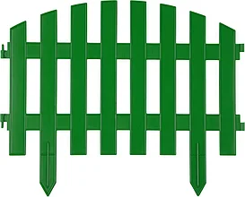 Забор декоративный GRINDA "АР ДЕКО", 28x300см, зеленый