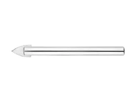 Сверло по кафелю, керамике, стеклу, с двумя режущими лезвиями, цилиндрический хвостовик, 10 мм, URAGAN 29830-10