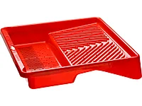 Ванночка ЗУБР малярная пластмассовая, для валиков до 270 мм, 360х360мм, 1,3л