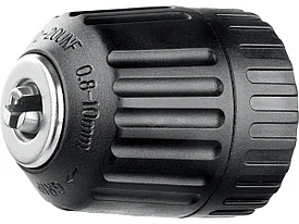 Патрон быстрозажимной STAYER для дрели, 10 мм, посадочная резьба 1/2", Д 0,8-10мм, пластиковый корпус