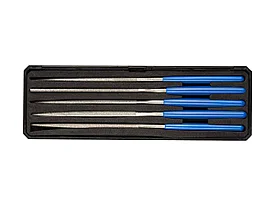 Набор ЗУБР "ЭКСПЕРТ" Надфили с алмазным напылением в пластиковом боксе, P 140, 140х75мм, 5 предметов