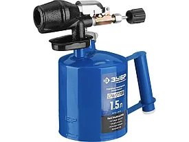 Лампа паяльная САМОТЛОР, с чугунным эжектором, ЗУБР "ПРОФЕССИОНАЛ" 1,5 л