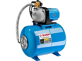 Станция насосная ЗУБР "МАСТЕР" М3 автоматическая, 1200Вт, пропускная способность 63л/мин, напор 46м, бак 50л