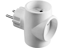 Разветвитель СИБИН электрический, 3 гнезда, 6А/220В