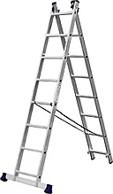 Лестница СИБИН универсальная, двухсекционная, 8 ступеней