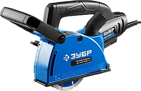 Штроборез (бороздодел), ЗУБР, макс. глуб. паза 30 мм, 125 мм, плавн пуск, защита от перегрузки, 1400 Вт
