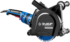 Штроборез (бороздодел), ЗУБР, макс. глуб. 45 мм, 180 мм, плавный пуск, защита от перегрузки, 2100 Вт