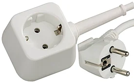 Удлинитель-шнур, 5 м, 3500 Вт, 1 гнездо, ПВС 3x1 мм2, СВЕТОЗАР