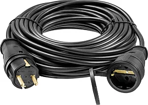 Удлинитель-шнур "КГ 325-Ш", 30 м, 4000 Вт, 1 гнездо, IP44, КГ 3х2,5 мм2, ЗУБР, фото 2