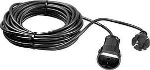 Удлинитель-шнур "ПВС 207-Ш", 30 м, 2200 Вт, 1 гнездо, ПВС 2х0,75 мм2, ЗУБР, фото 2
