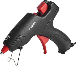 Пистолет ЗУБР "МАСТЕР" клеевой (термоклеящий), электрический, эргономичная рукоятка, d=12мм, 40Вт