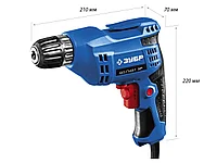 Дрель безударная, реверсивная, 420 Вт, 10 мм БЗП патрон, электронная регулировка скорости, 0-3000 об/мин, ЗУБР